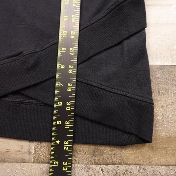 Athleta Criss Cross Sweatshirt‎ Dress women's small black - Picture 6 of 12